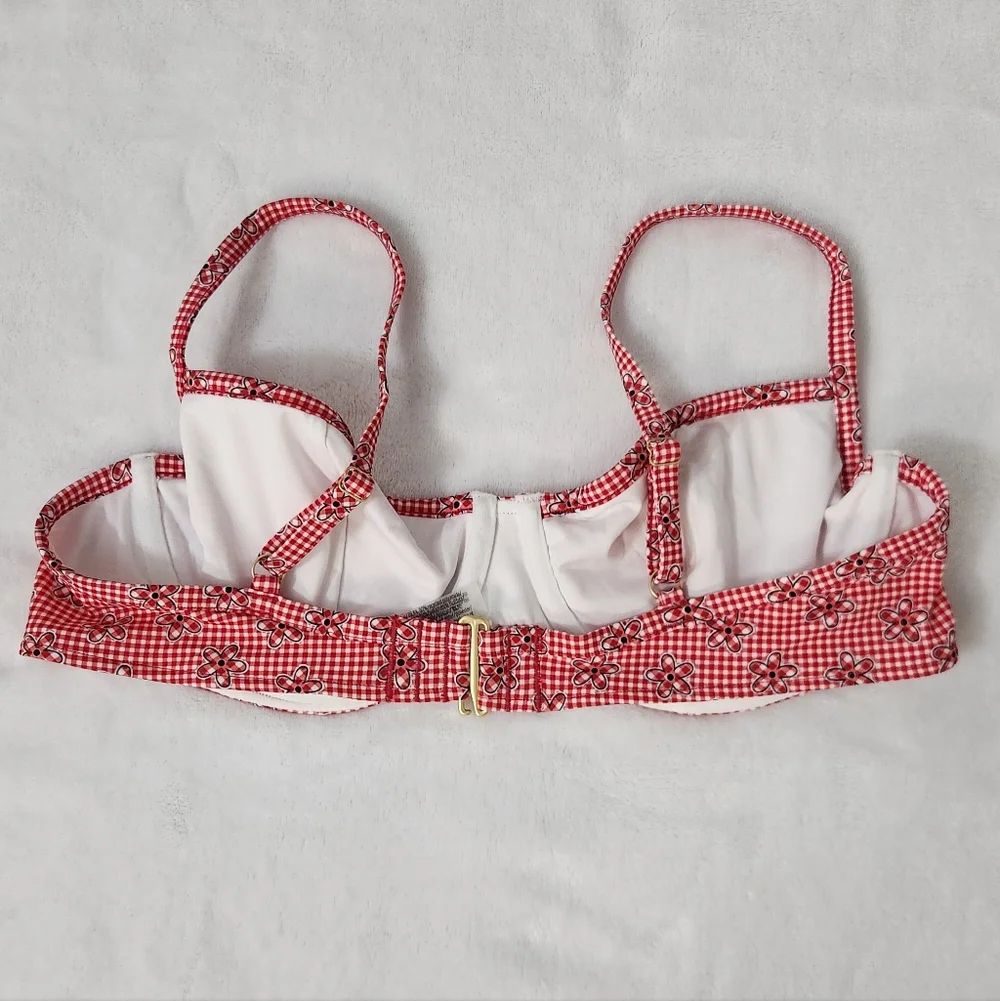 New!Pink X Frankies‎ Bikini Buttercup Bikini Top Ladybug Lane Red Gingerham